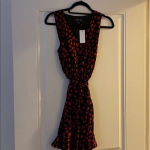 Red hearts dress